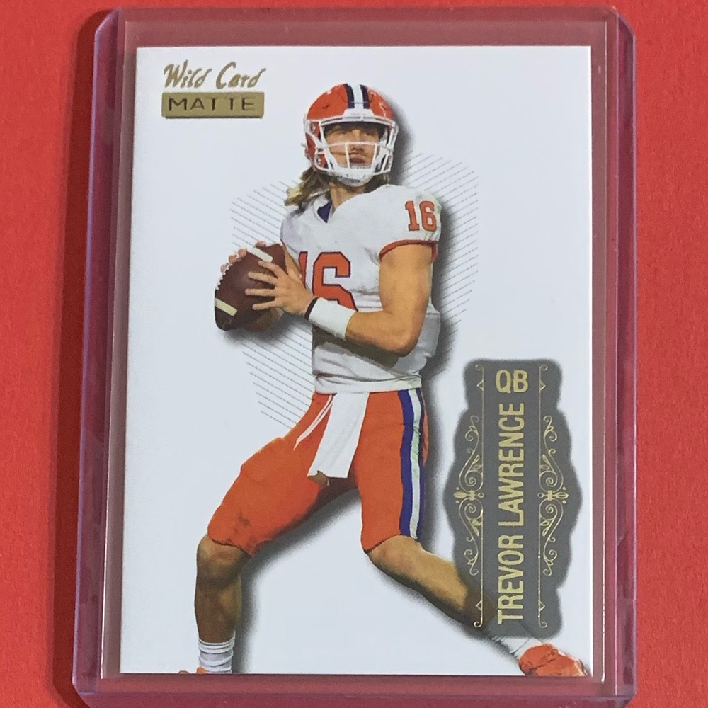 Trevo Lawrence [White-Rookie] #LBC-1 2021 Wild Card Matte Football Trading Card